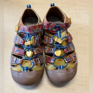 Keen Kids Newport H2 Sandals - Yellow, Red and Blue